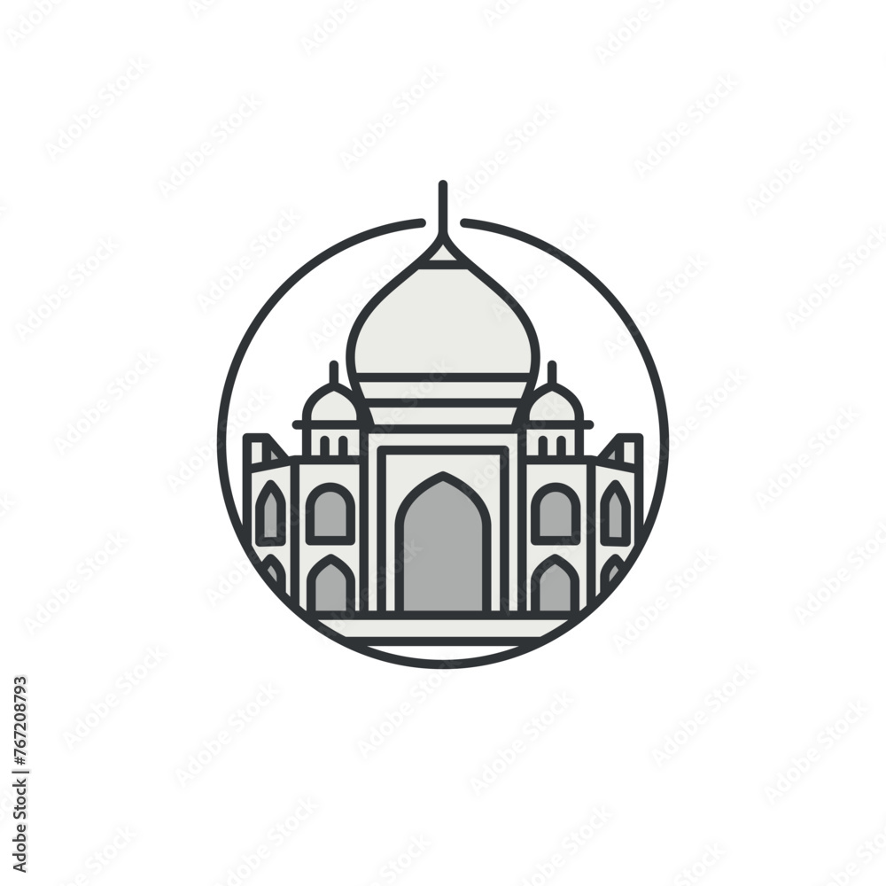 Taj Mahal, Agra - India (Museloum, House of Tomb, UNESCO's World Heritage), Travel Destination, Islamic Culture in India, World's Landmark Icon
