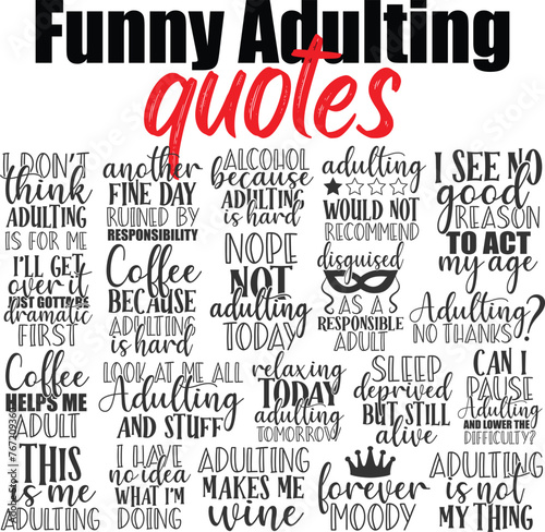 Funny Adulting Vector Bundle