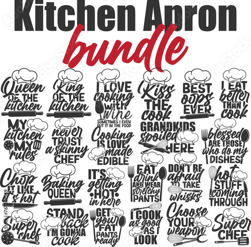 Kitchen Apron Vector Bundle