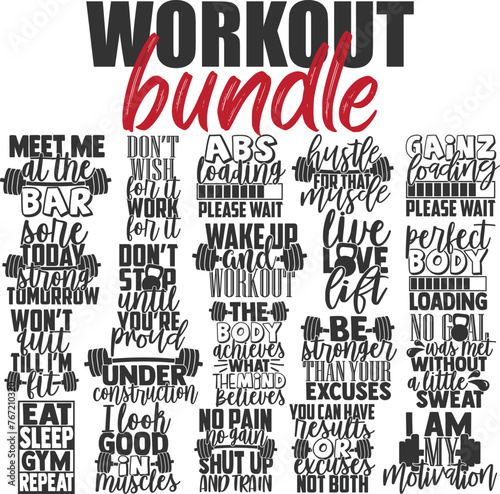 Workout Vector Bundle