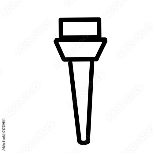 Lamp Related Vector Line Icon