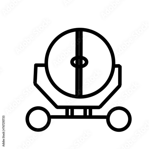 Lamp Related Vector Line Icon
