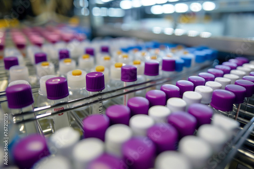 Healthcare innovation, pharmaceutical samples under analysis, close-up on biochemistry
