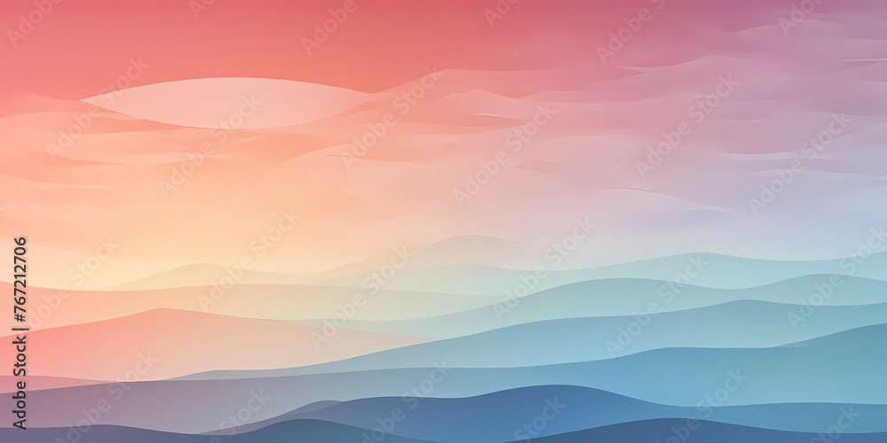 A breathtaking gradient masterpiece, evolving from coral blush to celestial blues, an ideal stage for graphic resources.