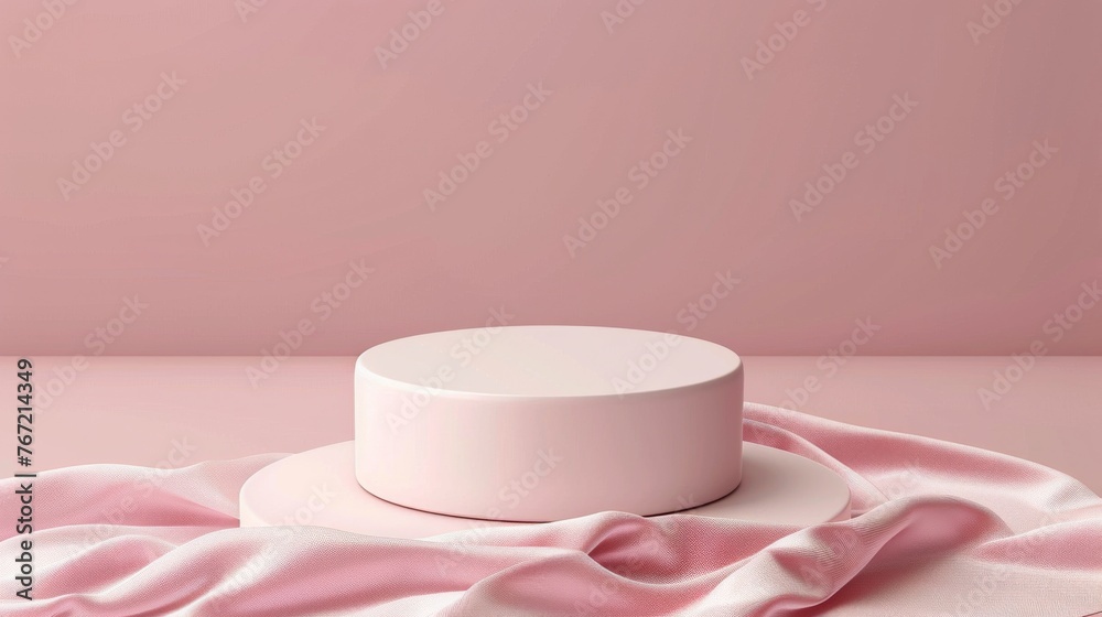 White Object on Pink Blanket White Object on Pink Blanket