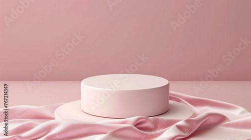 White Object on Pink Blanket