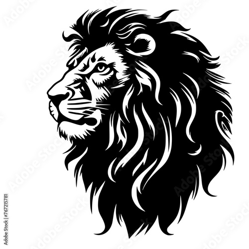lion head vector