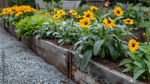 Diverse Plant-filled Garden