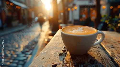 Cup of Coffee on Table