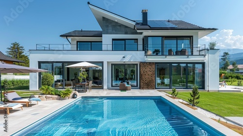Luxurious House With Front Pool