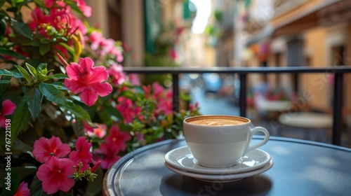 Cup of Coffee on Table