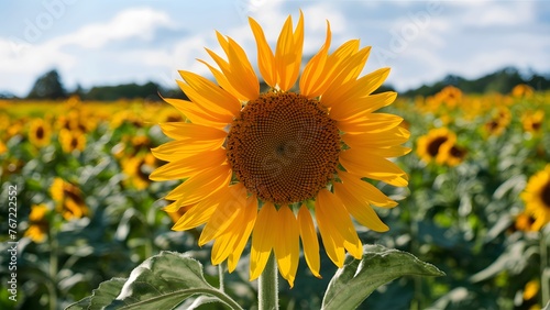 Sunflower with transparent background  additional PNG file available