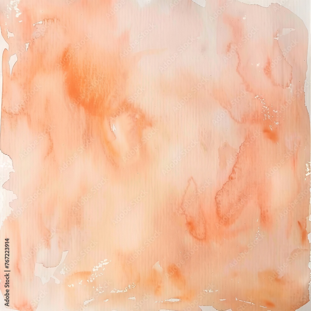 Watercolor Backdrop of Peach Fuzz Color