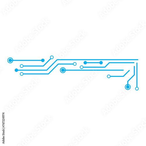 blue circuit board