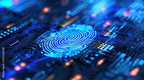 Fingerprint scanning technology to verify identity Conveying safety in financial transactions
