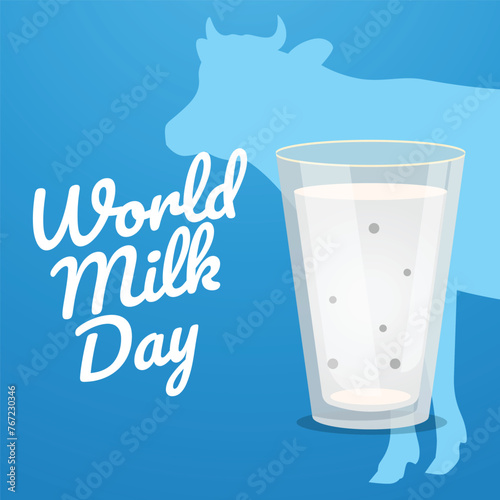 World Milk Day design template good for celebration usage. Milk splash. milk vector design. eps 10.