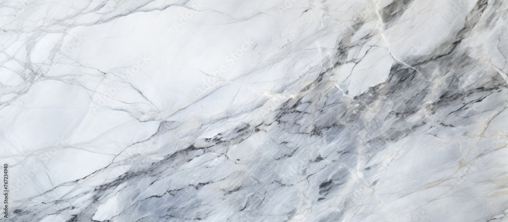 Marble texture in white and gray color