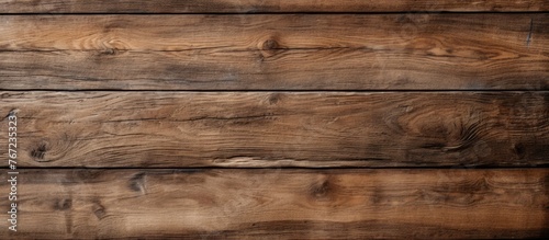A close up of a wooden wall with a brown stain