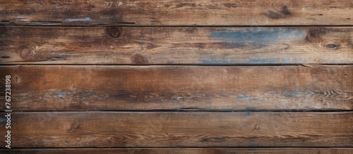 Close up of wooden wall with multiple planks
