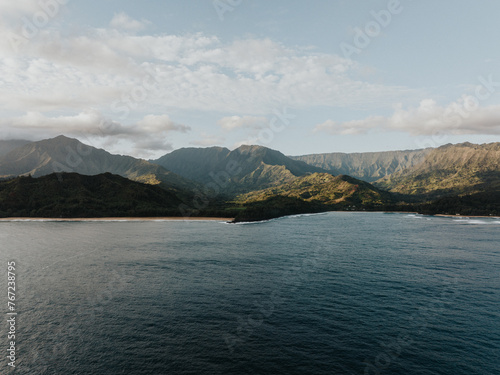 Hawaii Mountain coastline