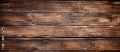 Close-up of wooden wall with brown stain