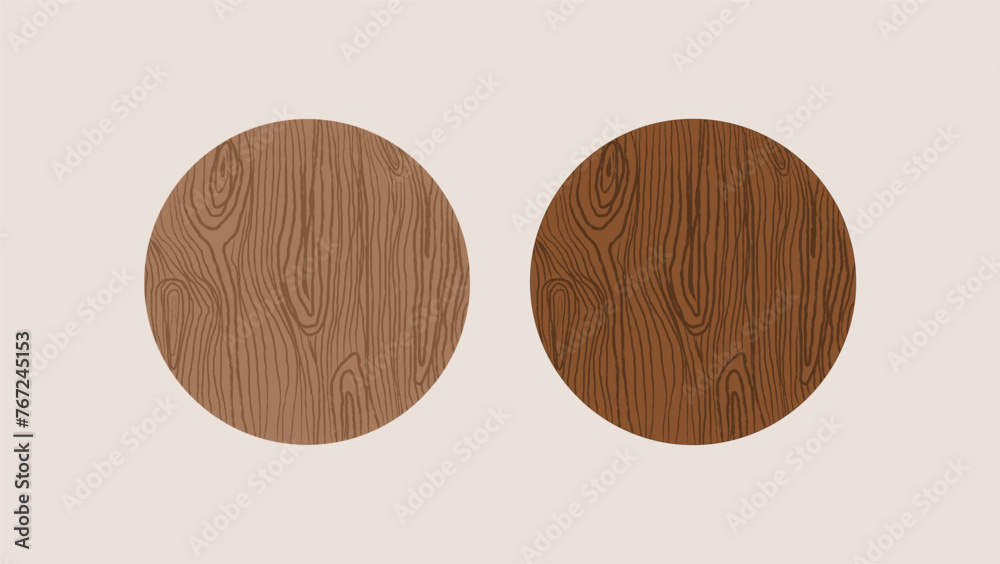 round shaped texture of brown wood round shaped texture of brown wood