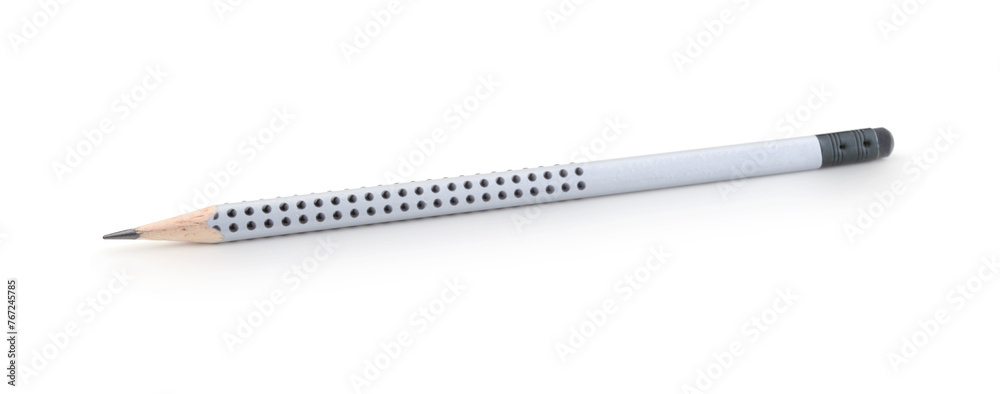 The pencil isolated on white. The pencil isolated on white.