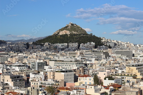 Majestic Heights: Lycabettus Hill Overlooking Athens