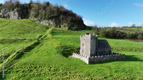 The Anchorite Cell Chapel, Fore, County Westmeath, ireland photo