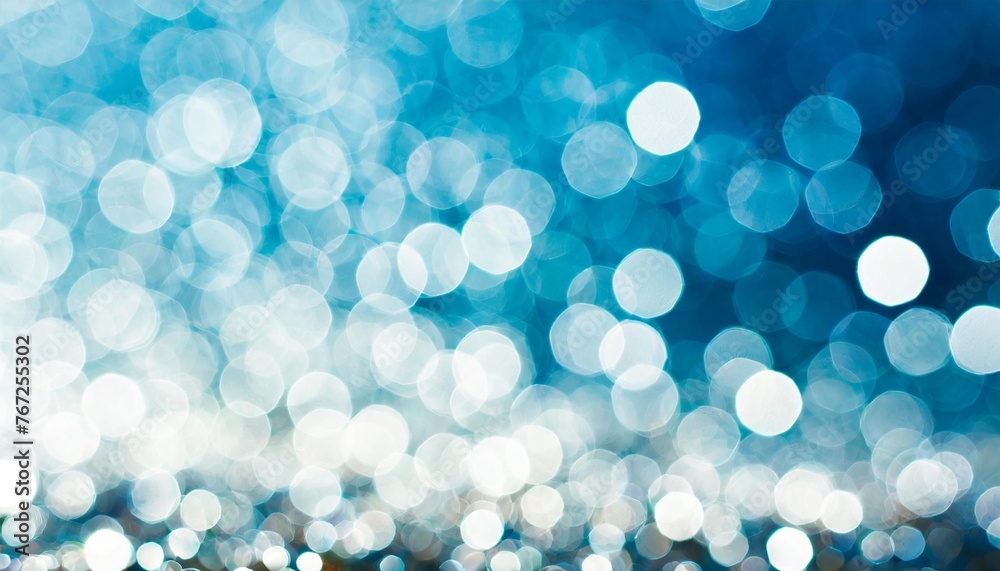 white blue bokeh abstract background