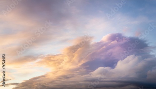 abstract of purple and blue cloud