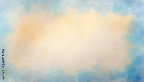 old bright blue paper background off white vintage center with sky blue burnt edges or grunge border design easter background color with aged distressed texture and stains