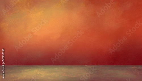 eerie and spooky red wall background for halloween and horror theme with copyspace for text