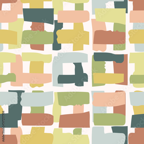 Modern vector pattern with pretty floral drawing motifs . Decorative seamless botanical background with gender neutral spring flowers. Natural stylish for fabric, interior wallpaper surface design.