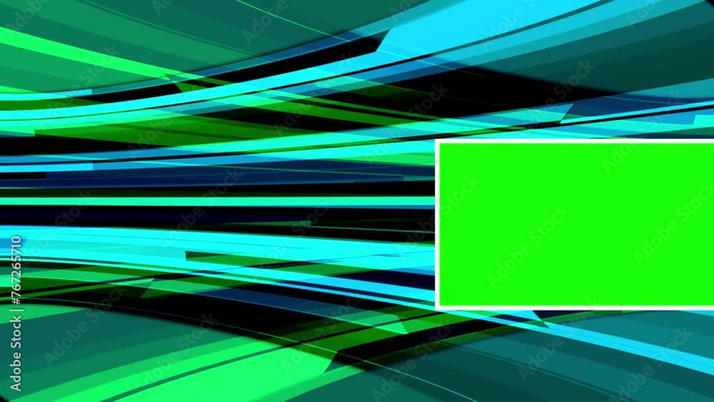 green background news