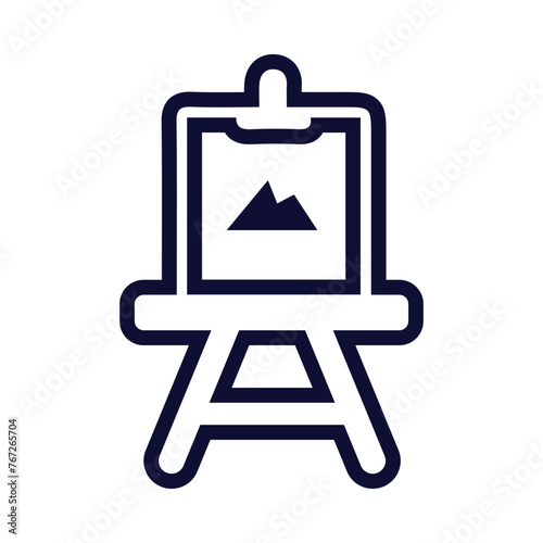 Easel, board, paint board, paint, drawing, drawings, easel icon