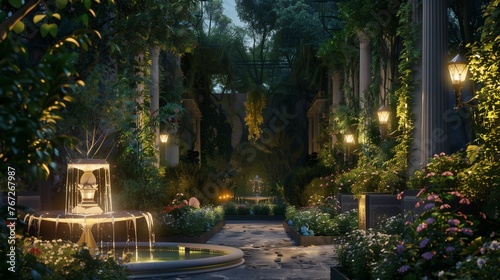 Within the heart of a sprawling metropolis, a secret garden blooms amidst the concrete jungle.
