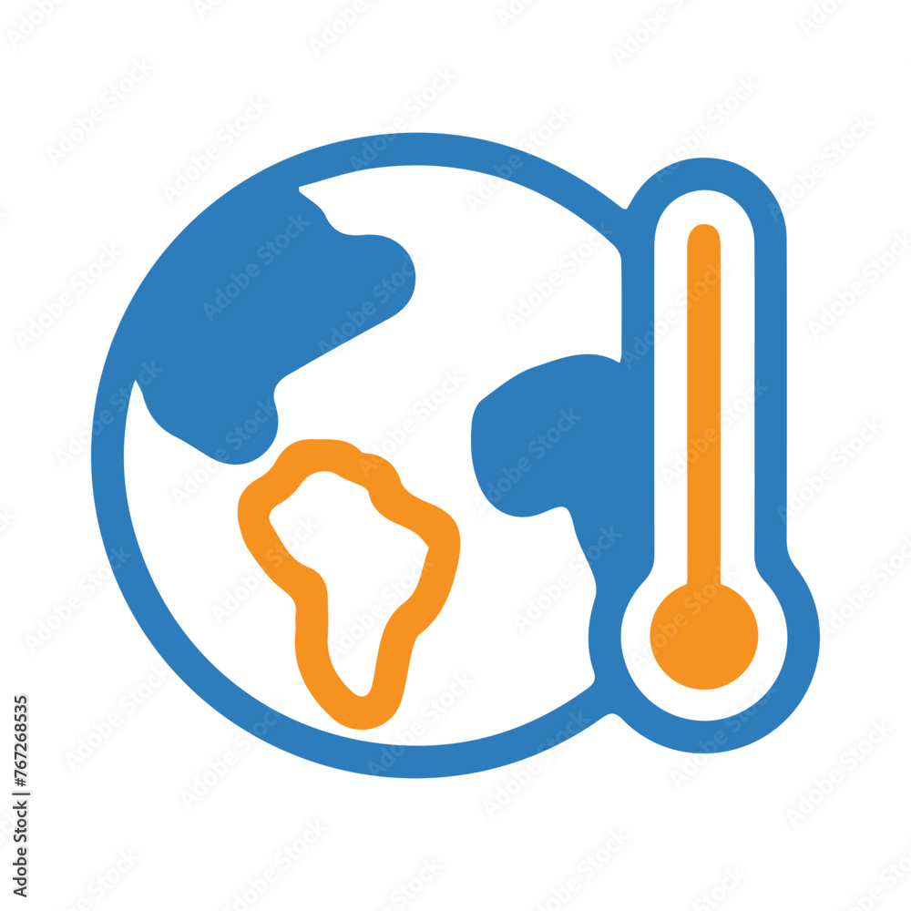globe, world, measurement, temperature, hot, weather, global warming icon