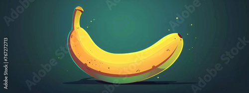 cartoon banana illustration close up photo