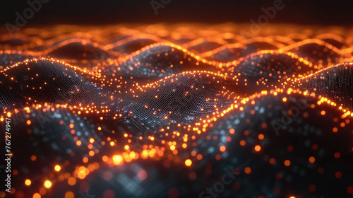 close up shot of the net of wires and lid phosphorus light  photo