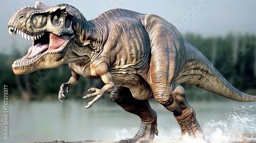Life on Planet Earth in the Dinosaurs Age photo