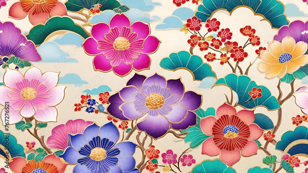 spring art, floral illustration spring art, floral illustration