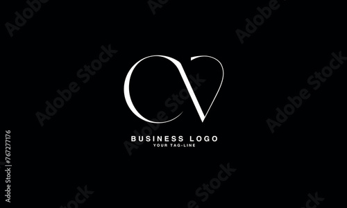 CV, VC,C , V, Abstract letters Logo Monogram