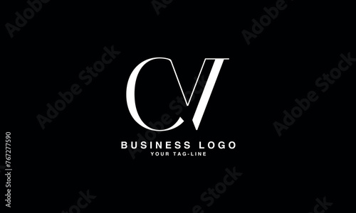 CV, VC,C , V, Abstract letters Logo Monogram