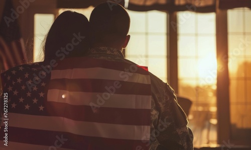Military Spouse Appreciation Day concept. USA holiday background