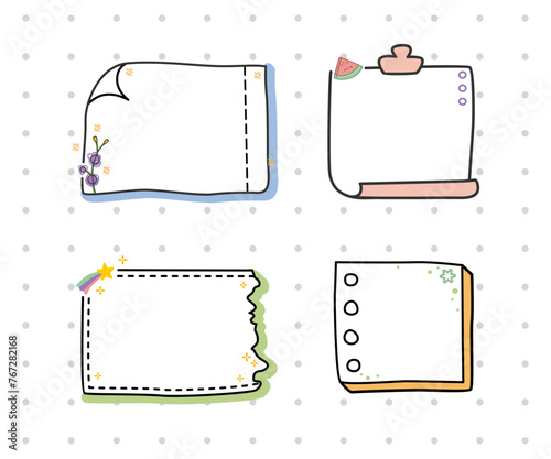 bullet journal notepads design collection set