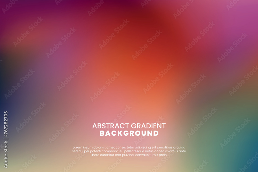 Trendy abstract gradient background