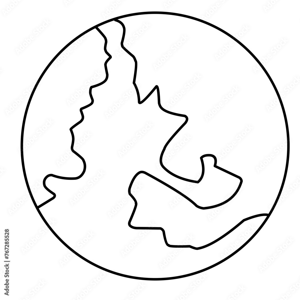 Earth Icon, Globe, World Icon 