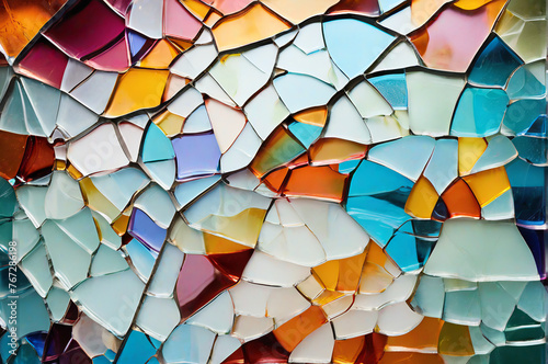 abstract background colored broken glass