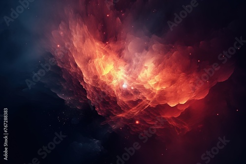 Abstract colored space background